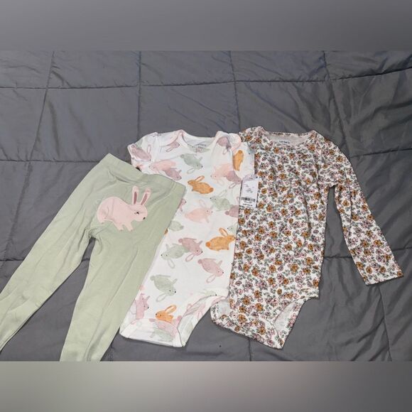Nwt 24m- 3 piece carters bunny outfit - Picture 1 of 4